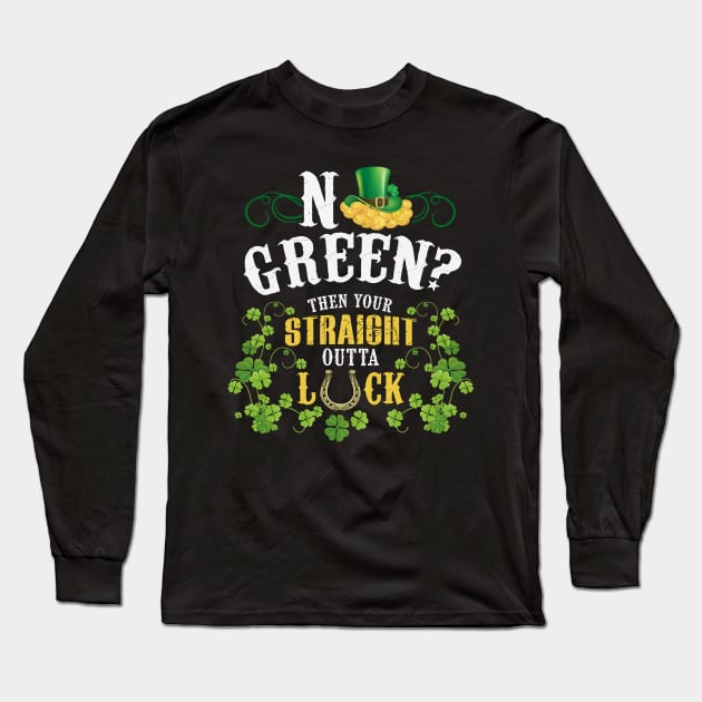 No Green? Long Sleeve T-Shirt by Claudia Williams Apparel